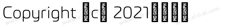 Copyright (c) 2021字体转换